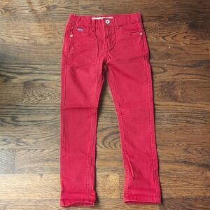 Kids Red skinny Jeans - 6-7 years
